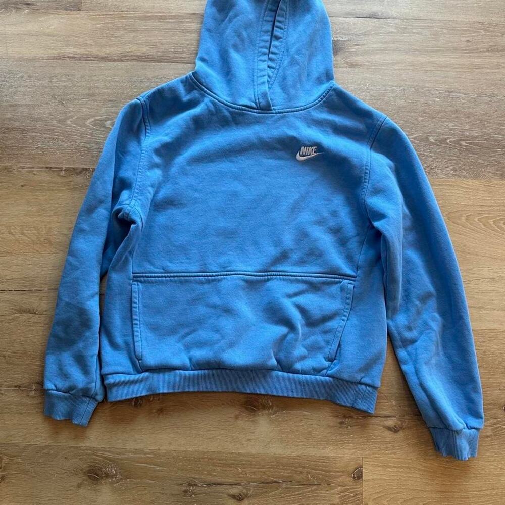 Youth Nike blue hoodie
